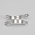 wholesale 925 Sterling Silver Plain Smooth Curved Links for DIY Handmade Bracelet Stringing Connector Pairs Jewelry Making Material Engraving-0-2