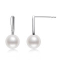 Metal Classic Princess Pearl Zircon Earrings, Cross-Border Best-Seller-0-11