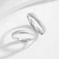 wholesale 925 Sterling Silver Galaxy Couple Rings Adjustable Luxury Pair for Him and Her, 520 Valentine's Day Gift for Girlfriend-0-3