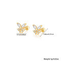 wholesale 925 Sterling Silver Ear Studs, Personalized Multiple Styles, Cartilage Piercing Earrings for Women, European and American Style Zircon Earrings, Cross-Border Hot Seller-0-20