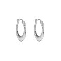 wholesale S925 sterling silver Korean version ins design minimalist and versatile irregular U-shaped textured earrings for women-0-5