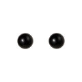 wholesale S925 Sterling Silver Korean Style Fashion Minimalist Black Bead Stud Earrings, Small Batch Design Sense Jewelry M00289-0-4