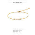 wholesale S925 Sterling Silver Minimalist Pearl Bracelet, Korean Style Aesthetic, Viral Office Wear Jewelry-0-3