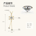 S925 Sterling Silver Butterfly Moissanite Layering Necklace-0-38
