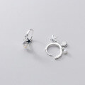 wholesale S925 Silver Ear Studs Women Korean Style Elegant Lady Cute Starfish Shell Sweet Pearl Earrings G6915-0-4