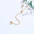 wholesale S925 sterling silver new 3D heart-shaped Y-chain with simple zirconia and extra-long tassel Korean collarbone necklace-0-2