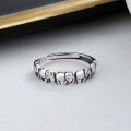 wholesale S925 Sterling Silver Retro Creative Mascot Elephant Thai Silver Ring Ethnic Style Versatile Trendy Index Finger Ring for Women-0-2