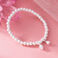 wholesale 999 Silver Fresh and Sweet Ins-Style Niche Design Exquisite Bud Lotus Beaded Bracelet S7776-0-3