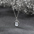 wholesale 925 Sterling Silver Cloud-Pull Jewelry New Super Sparkling Zircon Pendant Necklace, Small Batch Design Necklace Factory Direct-0-2