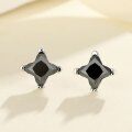 wholesale S925 sterling silver cross-border irregular star earrings, niche, minimalist, luxurious, fashionable, and versatile for women's wholesale-0-1
