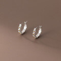 wholesale S925 Silver Narcissus Daisy Ear Clasp Korean Style Fresh and Sweet Flower Summer Women's Earrings Batch M00516-0-2