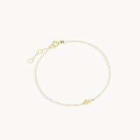 wholesale S925 Sterling Silver Daily Versatile Birthstone Zircon Bracelet, European And American Fashion Ins Style Four-claw Zircon Setting Cross-border Jewelry-Golden October-White Opal 925 Silver