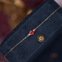 wholesale S925 Sterling Silver Red Elk Full Body Retro Original Design Minimalist Bracelet Luxury Personality Daily Chain for Women-BS0248-Rose Gold 925 Silver