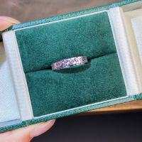 wholesale (S925 Sterling Silver, No Stock) S925 Sterling Silver Crushed Ice Ring for Men and Women, Couple's Crushed Ice Minimalist Silver Ring-White-CBJZ457 No.7