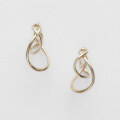 wholesale Metal: S925 Silver Gold Plated Dunli Jewelry Japanese Minimalist Line Earrings Fashion OL Earrings for Women New Wholesale-0-4