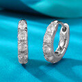 wholesale S925 Silver New Style Earring Hoop with Row of Diamonds for Women, Hot Selling on AliExpress Wish Cross-Border, Popular on Xiaohongshu-0-0