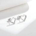 S925 Silver 18k Gold Plated Moissanite Stud Earrings-0-0