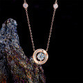 S925 Silver Moissanite Three-Second Heartbeat Necklace, Women's Fashion Pendant-0-0