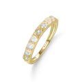 wholesale S925 Sterling Silver Natural Creamy Blue Moonstone Ring Cross-border Ins Fashion Trend Gold-plated Stackable Ring for Women-0-0