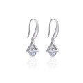 wholesale S925 sterling silver small designer geometric triangle earrings for women, cross-border new accessory for TEMU and SHEIN dropshipping-0-4
