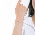 wholesale S925 Sterling Silver Minimalist Stylish Moissanite Deer Head Bracelet for Women, Small Batch Unique Design Cute Hand Jewelry Wholesale-0-3