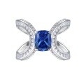 wholesale S925 Sterling Silver New Tanzanite Ring for Women, 7*9 Fat Square Ice Flower Cut, European and American Ins Style-0-4