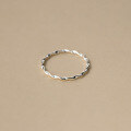 wholesale S925 sterling silver minimalist ins delicate niche design twisted thin ring R02318-0-3