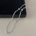 wholesale S925 Sterling Silver Korean High Custom New Style Pig Nose Long Pendant Sweater Chain, Minimalist and Unique Niche Design Necklace-0-1