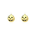 wholesale S925 Sterling Silver Halloween Pumpkin Head Stud Earrings, Wholesale-0-5