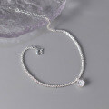 wholesale S925 Silver Fresh and Sweet Ins-style Small and Unique Design Single Diamond Starry Sky Bracelet S7448-0-4