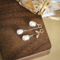 wholesale S925 Sterling Silver Baroque Freshwater Pearl Earrings, Dulli Jewelry's Chic and Stylish Ins Design-0-1