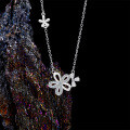 S925 Silver 2025 Floral Pendant Necklace-0-1