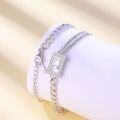 wholesale S925 Silver Bracelet for Women, Trendy High-End Designer-Inspired Minimalist Style-0-1