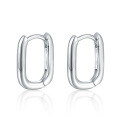 wholesale 925 Sterling Silver On Sale Geometric Hoop Earrings Heavy Work Minimalist Ear Clips Ins Light Luxury Advanced Cross-Border European and American Earrings-0-10