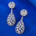 wholesale S925 Sterling Silver New Leaf Earrings, Small and Chic, Versatile for Daily Wear, Tassel Style-0-2
