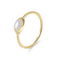 wholesale S925 Sterling Silver Plated with Moissanite Small Minimalist Ring, Golden Dawn Series, Trending in 2024-0-4
