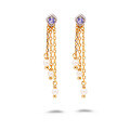 wholesale S925 Sterling Silver Summer New Japanese Style Elegant Long Tassel Premium Earrings-0-0