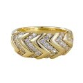 wholesale S925 Gold-Plated Ins Style Rippling Stackable Ring, Mu Jing Jewelry's New Romantic Series-0-4