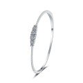 Sterling Silver 13ct Moissanite Micro-Paved Bracelet, Wholesale, Simple & Versatile-0-3