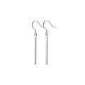 wholesale Metal: S925 Silver Summer minimalist single stick earrings long straight bar line women's Korean style ear accessories G9879-0-4