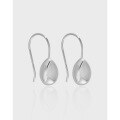 wholesale S925 sterling silver 3043 Korean-style ins niche design minimalist versatile elegant light luxury teardrop-shaped earrings for women-0-0
