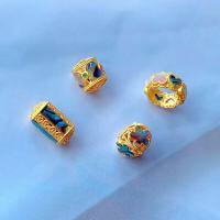 wholesale Metal: S925 Silver Gold Plated, Inlaid with Natural Mother of Pearl, Openwork Filigree Spacer Bead, DIY Bracelet Necklace String Accessory, Heart-shaped-3#