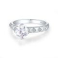 wholesale 925 Sterling Silver Zircon Ring Women's Unique Design Ins。-0-4