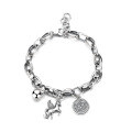wholesale S925 sterling silver Korean-style retro fresh new crown unicorn trendy popular bracelet for women-0-4