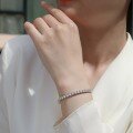 wholesale S925 Sterling Silver Moissanite Tennis Bracelet for Women,Ins。-0-3