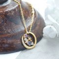 wholesale S925 Silver Jewelry Winter New Small Batch Design Romantic Flowerbed Iolite Necklace Wholesale from Manufacturer-0-3