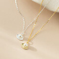 wholesale S925 Silver Fresh Sweet Ins Style Niche Design Unique Shell Pearl Pendant Necklace Y02129-0-2