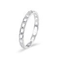 wholesale 999 Solid Silver Cold Minimalist Style Solid Closed Band Ring for Women Light Luxury High-End Sense Silver Tail Ring Cross-Border E-commerce-0-23