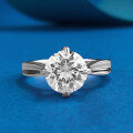 wholesale S925 Silver New Classic Round White Diamond 80mm Ring LoopIns Cross-Border Hot-Selling Item-0-5