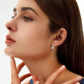 S925 Sterling Silver Classic Moissanite Stud Earrings, Luxurious High-Shine-0-0